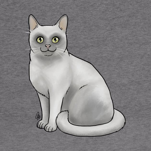 Burmese Cat - Platinum by Jen's Dogs Custom Gifts and Designs